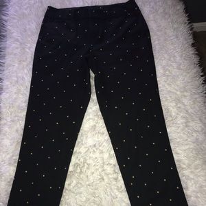 Dotted Black Jeans